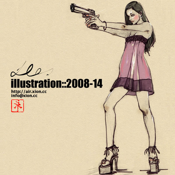 ストリートファッション イラストレーター 彩 | illustration 2008-14