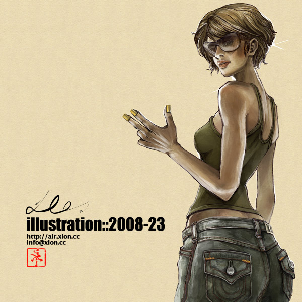 ストリートファッション イラストレーター 彩 | illustration 2008-23
